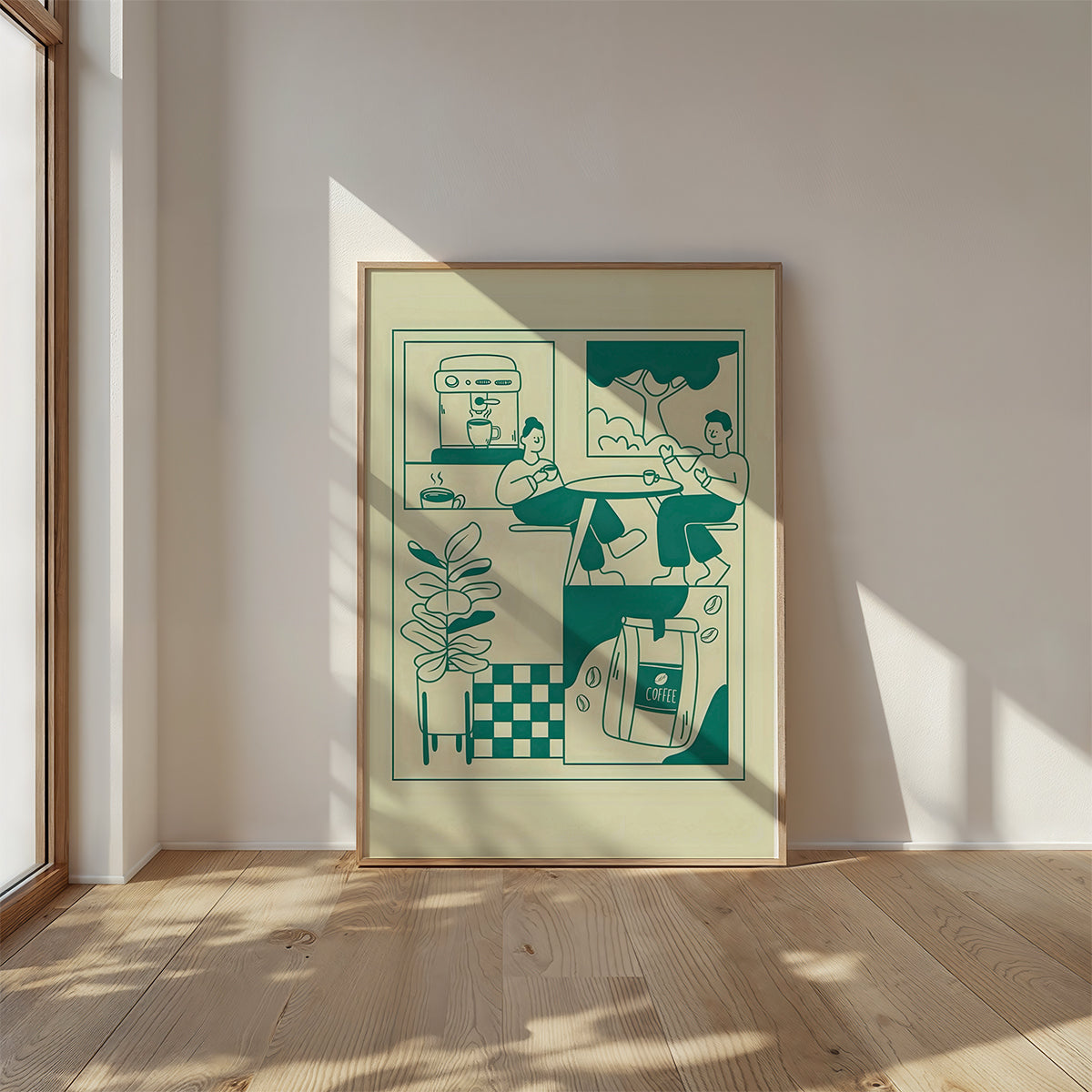 ミッドセンチュリーモダン Mid-Century Modern Art Poster No.635