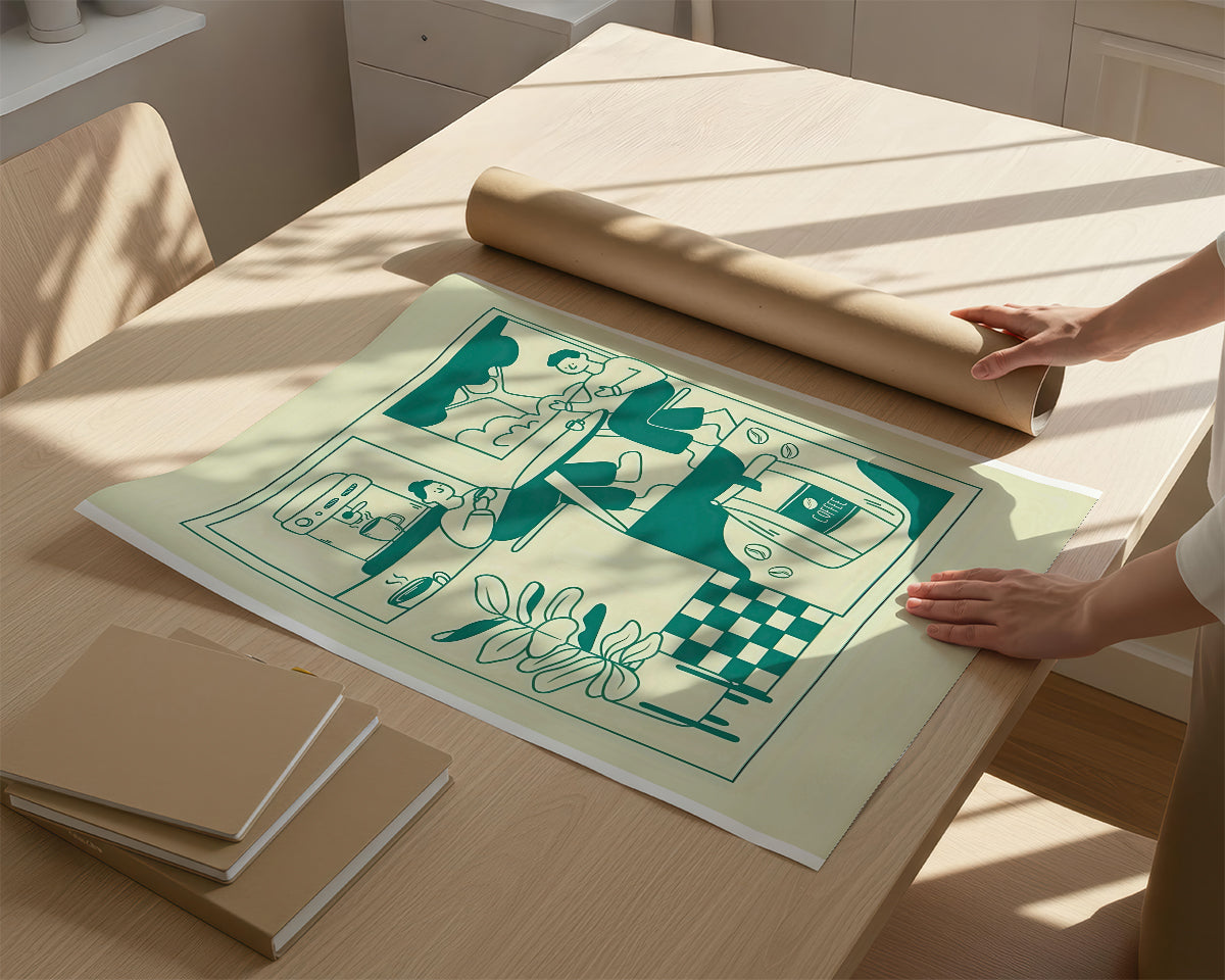 ミッドセンチュリーモダン Mid-Century Modern Art Poster No.635