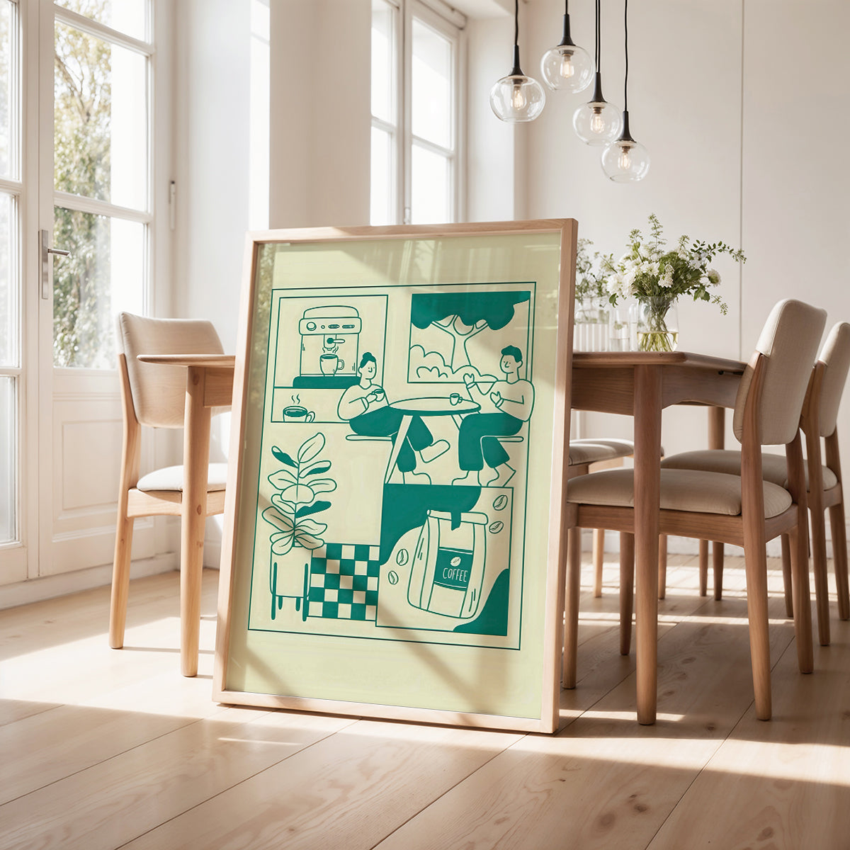 ミッドセンチュリーモダン Mid-Century Modern Art Poster No.635