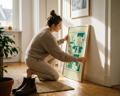 ミッドセンチュリーモダン Mid-Century Modern Art Poster No.635