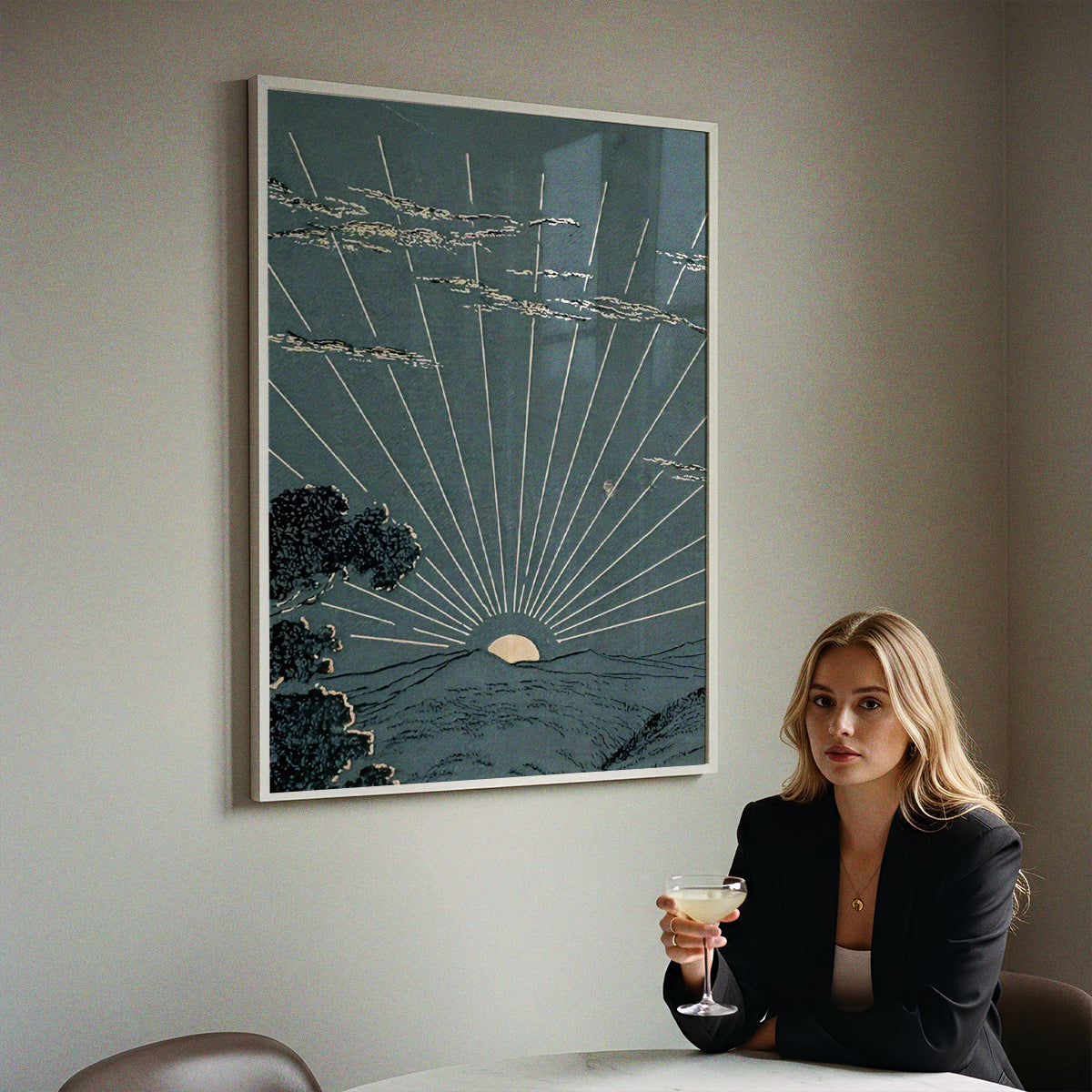 ミッドセンチュリーモダン Mid-Century Modern Art Poster No.637
