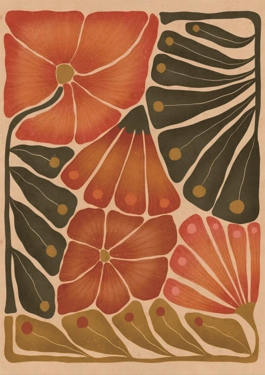 ミッドセンチュリーモダン Mid-Century Modern Art Poster No.641
