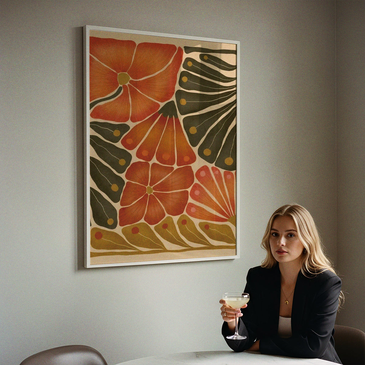 ミッドセンチュリーモダン Mid-Century Modern Art Poster No.641