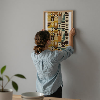 ミッドセンチュリーモダン Mid-Century Modern Art Poster No.642