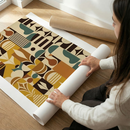 ミッドセンチュリーモダン Mid-Century Modern Art Poster No.642