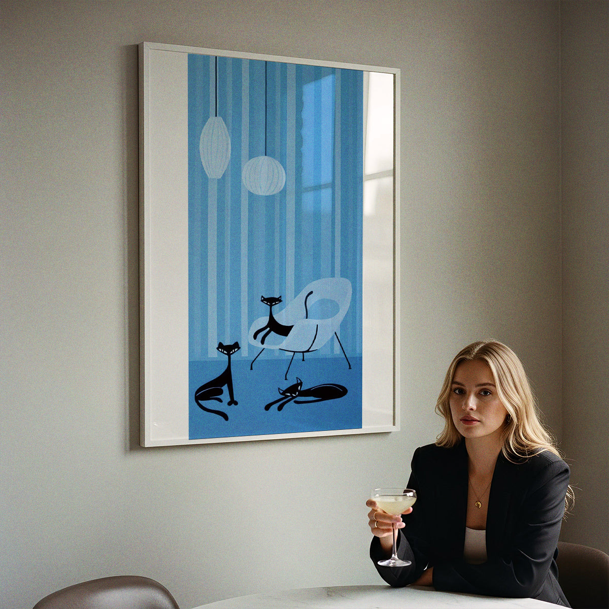 ミッドセンチュリーモダン Mid-Century Modern Art Poster No.657
