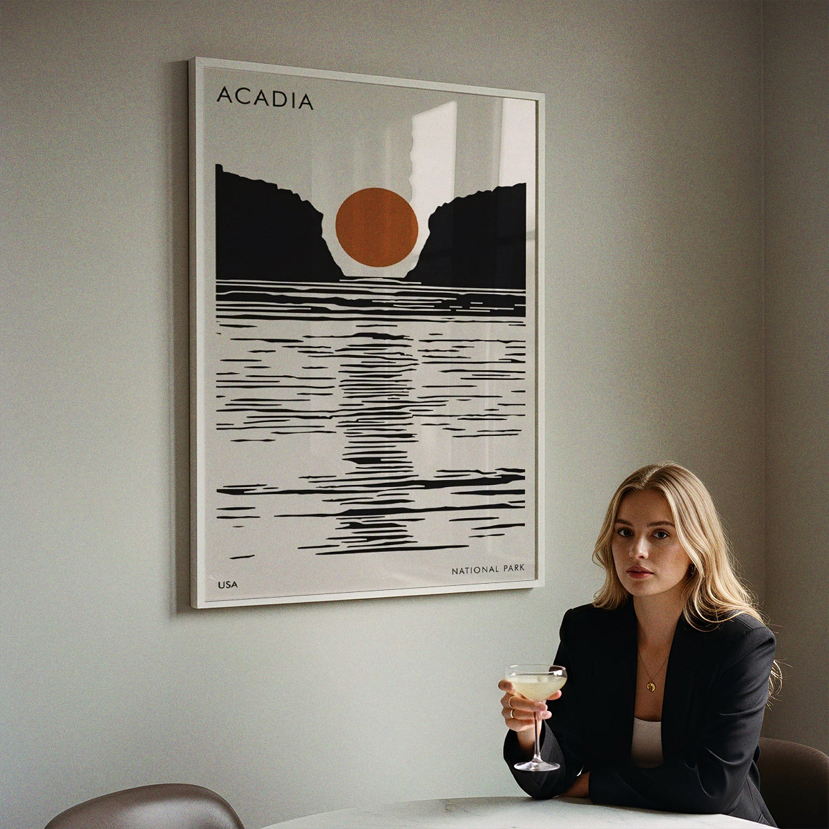 ミッドセンチュリーモダン Mid-Century Modern Art Poster No.658