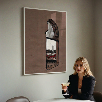 ミッドセンチュリーモダン Mid-Century Modern Art Poster No.687
