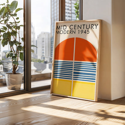 ミッドセンチュリーモダン Mid-Century Modern Art Poster No.713