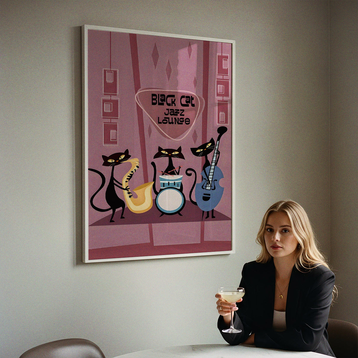 ミッドセンチュリーモダン Mid-Century Modern Art Poster No.715