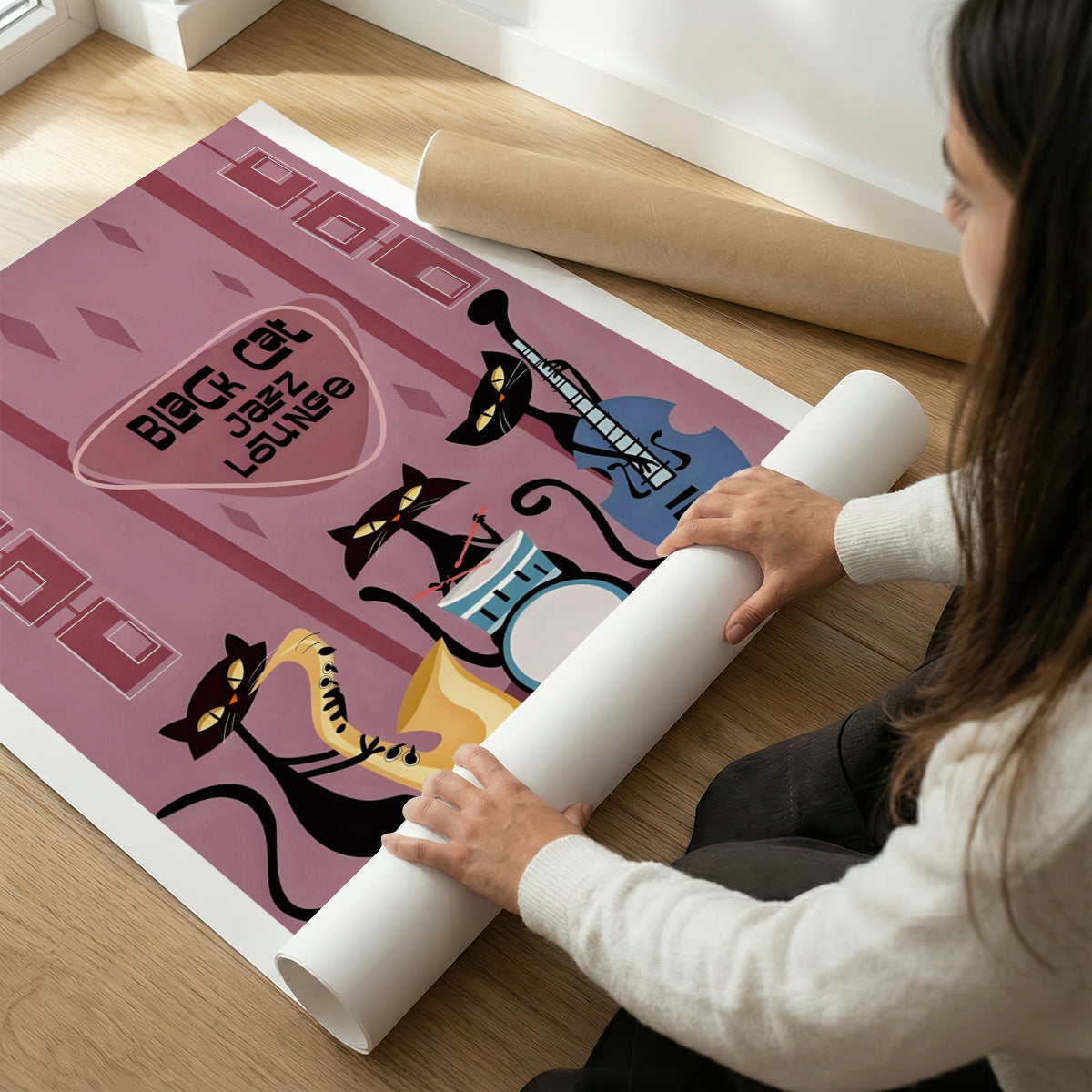 ミッドセンチュリーモダン Mid-Century Modern Art Poster No.715
