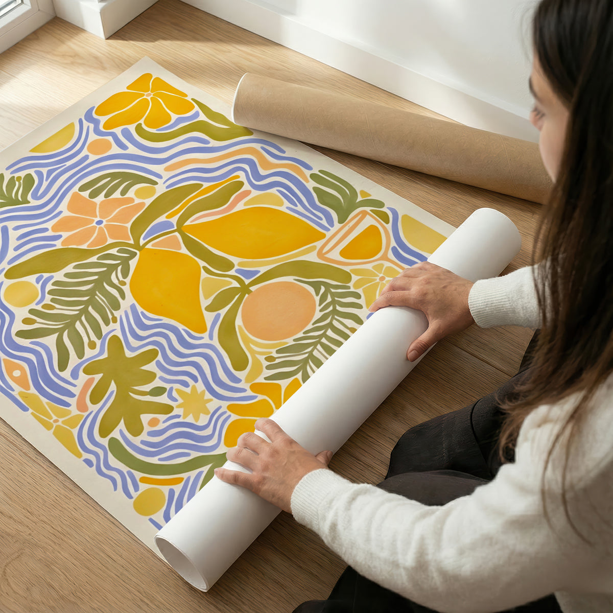 ミッドセンチュリーモダン Mid-Century Modern Art Poster No.735