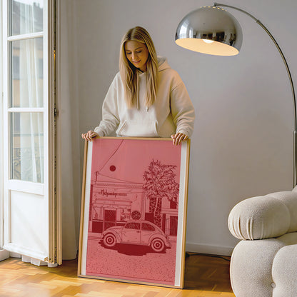 ミッドセンチュリーモダン Mid-Century Modern Art Poster No.736
