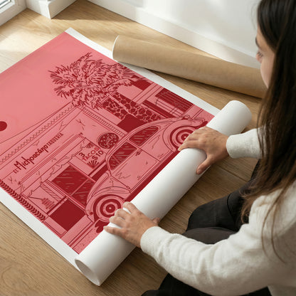 ミッドセンチュリーモダン Mid-Century Modern Art Poster No.736