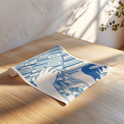 ミッドセンチュリーモダン Mid-Century Modern Art Poster No.754