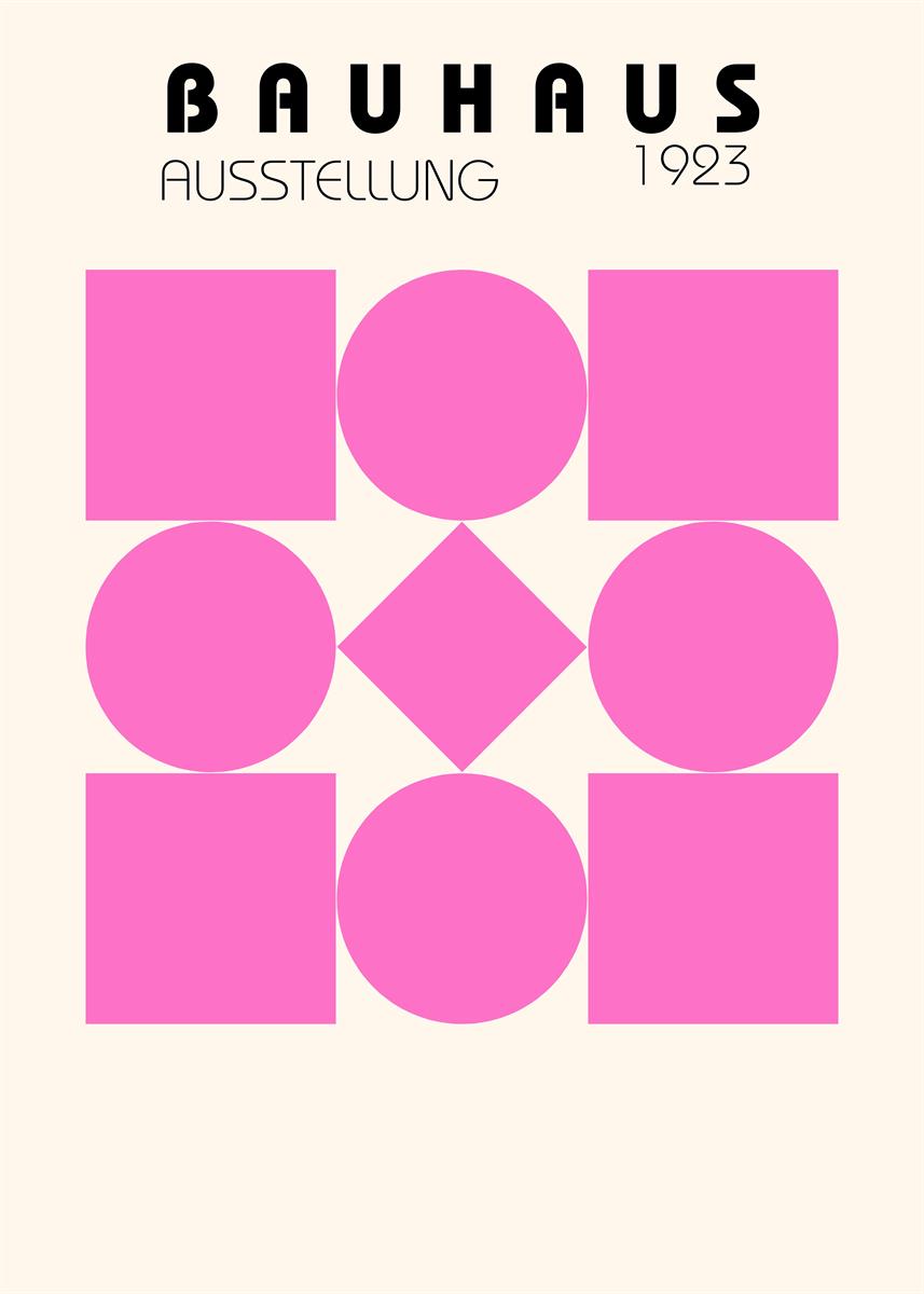 バウハウス BAUHAUS  Art Poster No.048