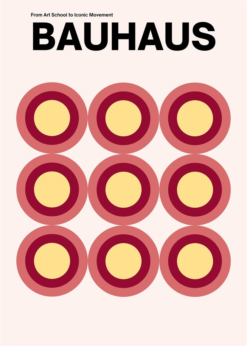 バウハウス BAUHAUS  Art Poster No.125