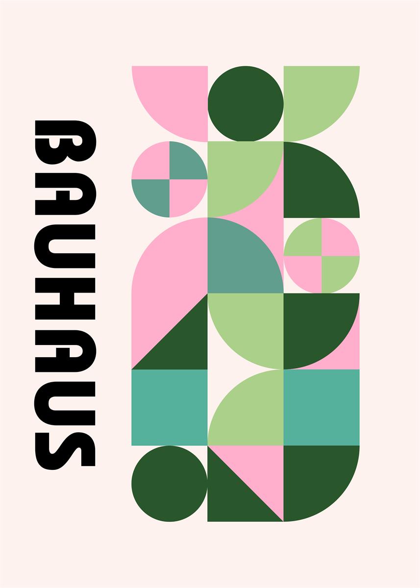 バウハウス BAUHAUS  Art Poster No.136